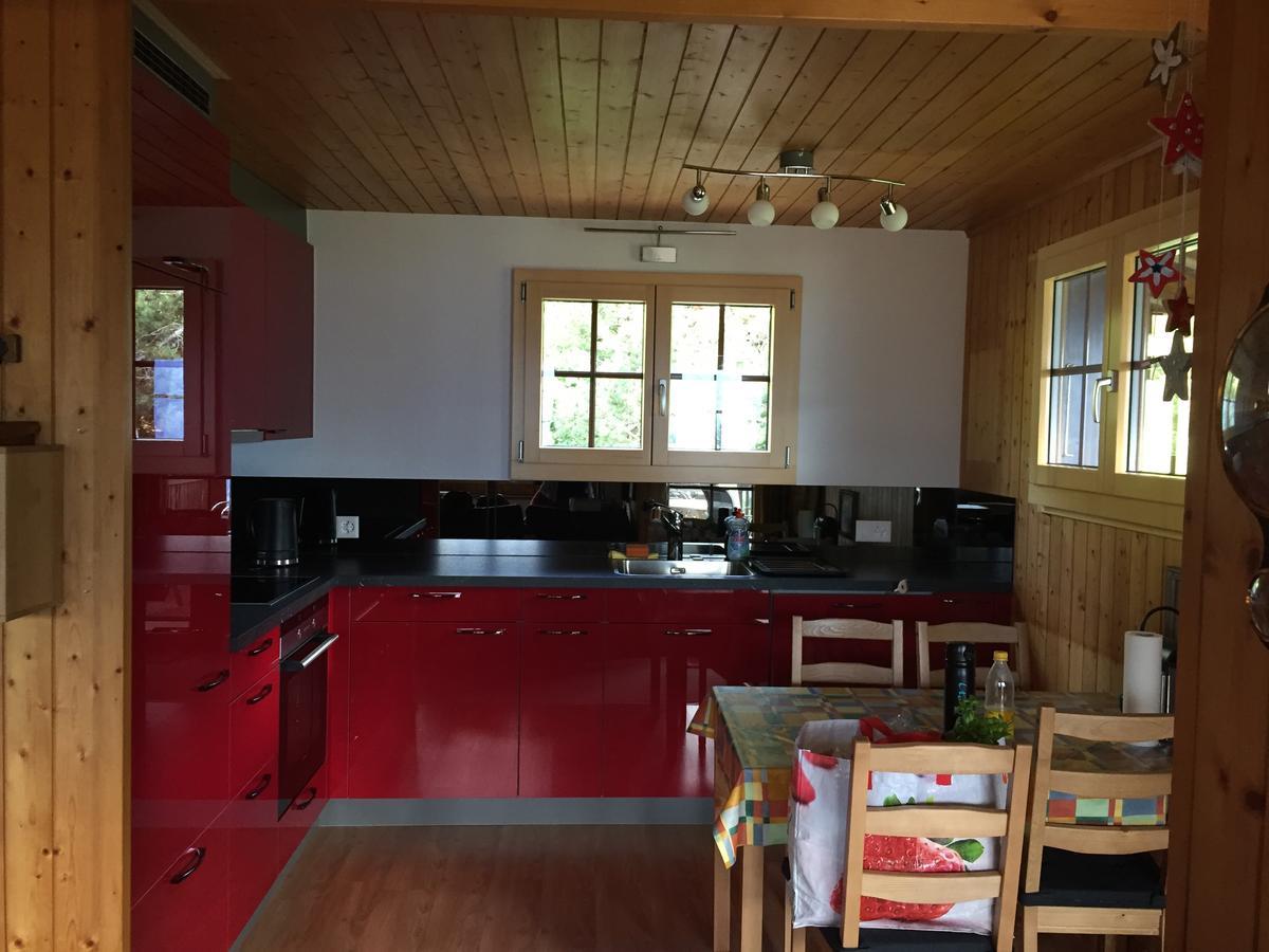 Ferienwohnung Im Chalet Firn - Og Burchen Bagian luar foto