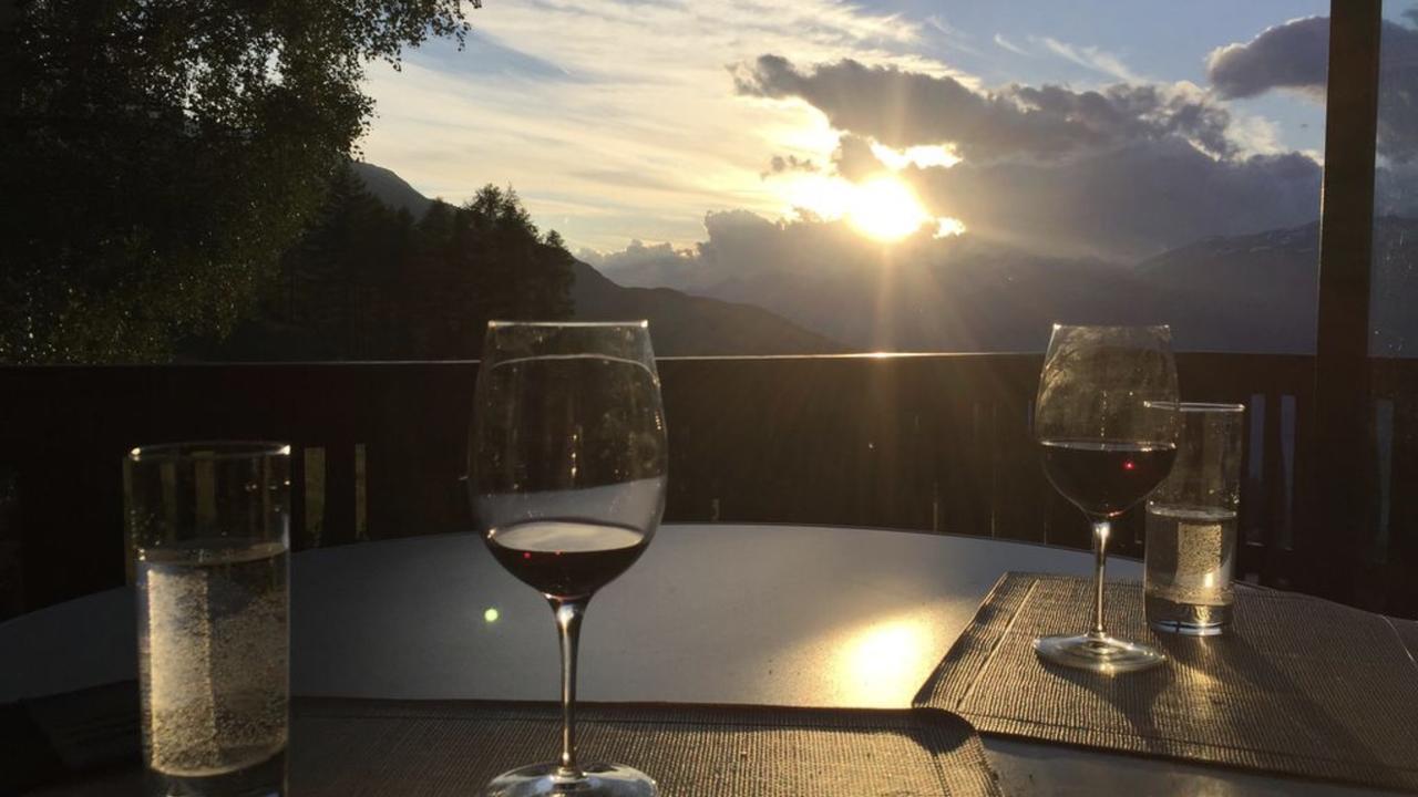 Ferienwohnung Im Chalet Firn - Og Burchen Bagian luar foto
