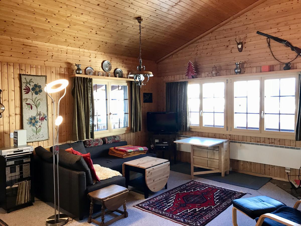 Ferienwohnung Im Chalet Firn - Og Burchen Bagian luar foto