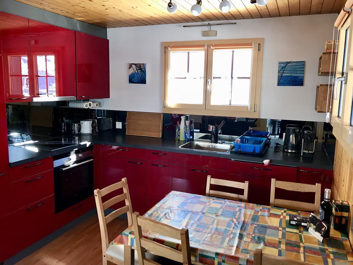 Ferienwohnung Im Chalet Firn - Og Burchen Bagian luar foto